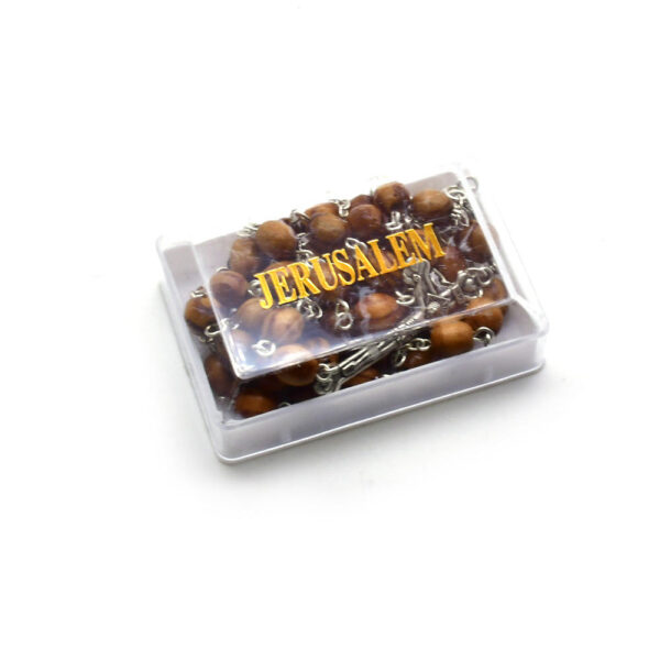 42ac721da0ddf29a0506bd520f665d2f_Hd1155de8bdaf4915a349293325bd8133p_avif=close&webp=close KOMI New Style Box Packaging Jerusalem Wood Rosary Virgin Mary with Soil Medal Jesus Cross Prayer Religious Necklace Wholesale