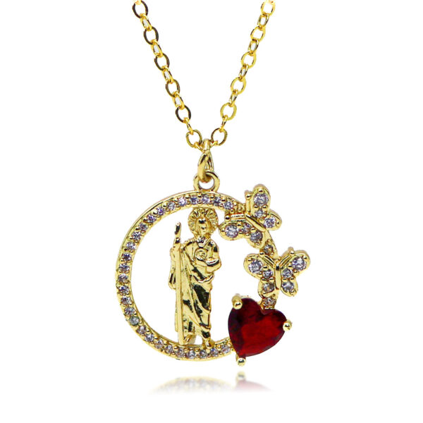 komi 18k gold plated cz heart virgin mary pendant necklace for women wedding necklaces gold virgin mary love heart necklace gift komi 18k gold plated cz heart virgin mary pendant necklace for women wedding necklaces gold virgin mary love heart necklace gift