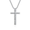 komi mens stainless steel viking text plain cross pendant necklace 24 inch rolo chain silver black gold cross necklace for boys komi mens stainless steel viking text plain cross pendant necklace 24 inch rolo chain silver black gold cross necklace for boys