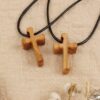 komi olive wood cross pendant necklace for men women hand craved creative hexagon wooden cross necklace for religion prayer gift komi olive wood cross pendant necklace for men women hand craved creative hexagon wooden cross necklace for religion prayer gift
