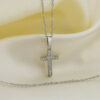 komi silver cubic zirconia cross necklace for women stainless steel zircon faith cross pendant necklaces jewelry gifts for girls komi silver cubic zirconia cross necklace for women stainless steel zircon faith cross pendant necklaces jewelry gifts for girls
