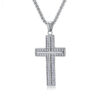 komi stainless steel rhinestone cross pendant necklaces for men boys christian cross pendant with 23.6 inch chain cross necklace komi stainless steel rhinestone cross pendant necklaces for men boys christian cross pendant with 23.6 inch chain cross necklace