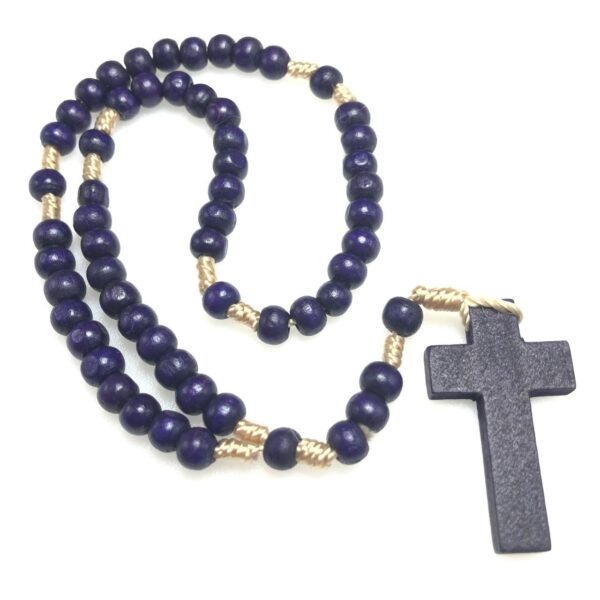 872c5218cc233751afac443fcb1bbe86_Hec670db4ecbb4cfda59851cb74116940C_avif=close&webp=close 6x7mm Red Purple Wooden Beads Crucifix Rosary Religious Rosary Jewelry