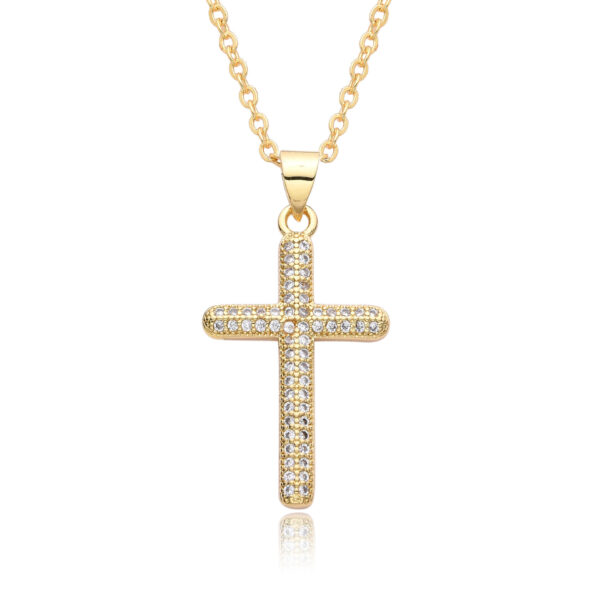 komi cz cross necklace for women 18k gold cross charm chain choker necklaces cubic zirconia cross pendant necklaces for women komi cz cross necklace for women 18k gold cross charm chain choker necklaces cubic zirconia cross pendant necklaces for women