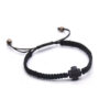 komi rosary adjustable cross wood bracelet catholic saints jesus prayer woven rope bracelets