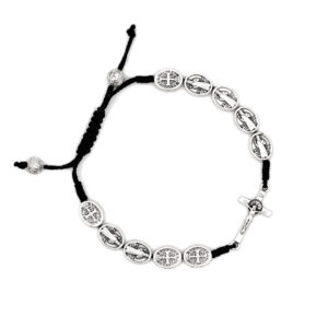 komi new st. benedict bracelet for women rosary beads religious jewelry