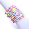 Komi Wholesales Plastic Colorful Beads Cross Catholicism Children Religious Gift Bracelet