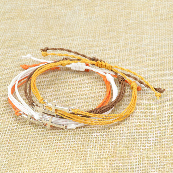 komi new wax braided bracelet waterproof wax for men and women cross friendship hand rope komi new wax braided bracelet waterproof wax for men and women cross friendship hand rope