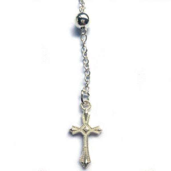 komi patron saint charm bracelets for women silver saint benedict medal rosary bracelet cord braided bracelet gift for women men (复制)