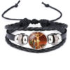 komi layered pu leather bracelets with round miraculous jesus virgin mary figures medal beads wristband bangle bracelet komi layered pu leather bracelets with round miraculous jesus virgin mary figures medal beads wristband bangle bracelet