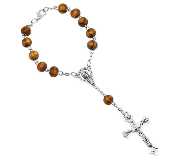 hot sell rosary bracelet wood beads jesus christ maria cross stock bracelet hot sell rosary bracelet wood beads jesus christ maria cross stock bracelet