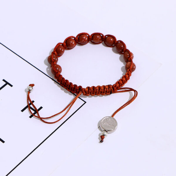 komi handmade rosary bracelet adjustable natural stone rope beads catholic saints jesus prayer bracelets