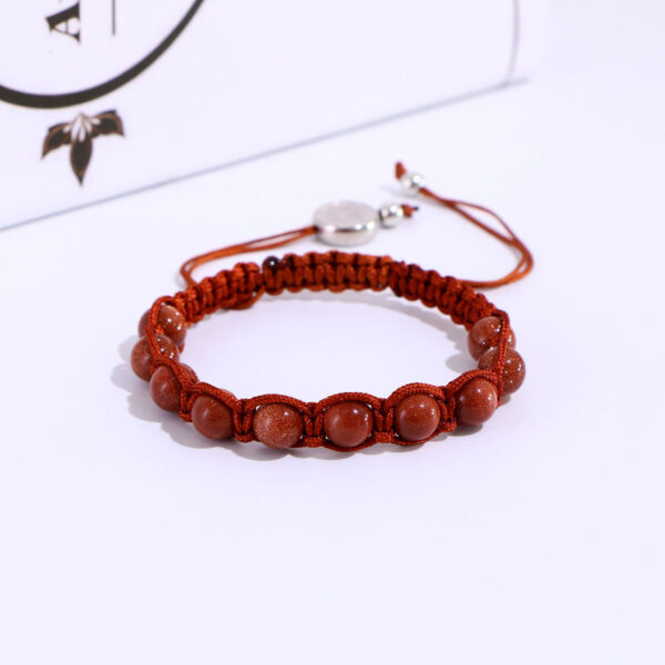 komi handmade rosary bracelet adjustable natural stone rope beads catholic saints jesus prayer bracelets