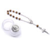 New Wood Rosary Santiago Cross Box Set Catholicism Gift Religious Prayer Beads Rosaries Bracelet