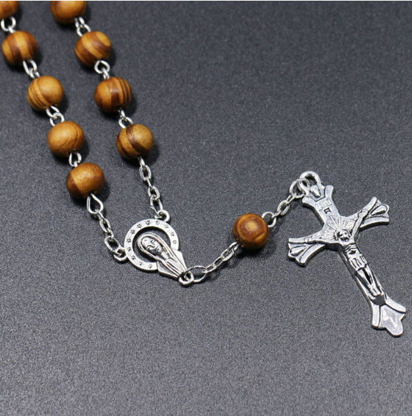 hot sell rosary bracelet wood beads jesus christ maria cross stock bracelet hot sell rosary bracelet wood beads jesus christ maria cross stock bracelet