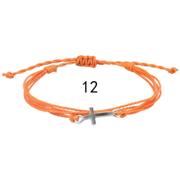 komi new wax braided bracelet waterproof wax for men and women cross friendship hand rope komi new wax braided bracelet waterproof wax for men and women cross friendship hand rope