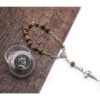 New Wood Rosary Santiago Cross Box Set Catholicism Gift Religious Prayer Beads Rosaries Bracelet