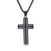 komi stainless steel rhinestone cross pendant necklaces for men boys christian cross pendant with 23.6 inch chain cross necklace komi stainless steel rhinestone cross pendant necklaces for men boys christian cross pendant with 23.6 inch chain cross necklace