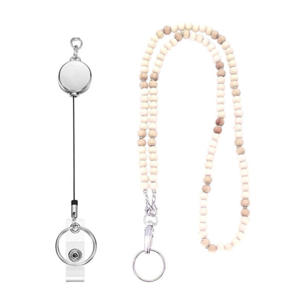 komi 2024 new design wood beads long necklace glasses lanyard necklace accessories komi 2024 new design wood beads long necklace glasses lanyard necklace accessories