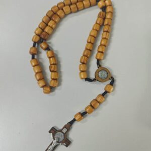 catholic rosary gift prayer 10mm beads wooden cross necklace beads orthodox wood beads religious jewelry