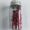 2024 wholesales glass bottle packaging red fragrance wooden beads silver cross pendant saint benedict center rosary necklace 2024 wholesales glass bottle packaging red fragrance wooden beads silver cross pendant saint benedict center rosary necklace