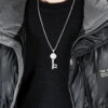 komi saint benedict exorcist stainless steel key necklace