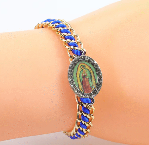 komi hot selling new virgin mary woven bracelet christmas easter cord bracelet party gift komi hot selling new virgin mary woven bracelet christmas easter cord bracelet party gift