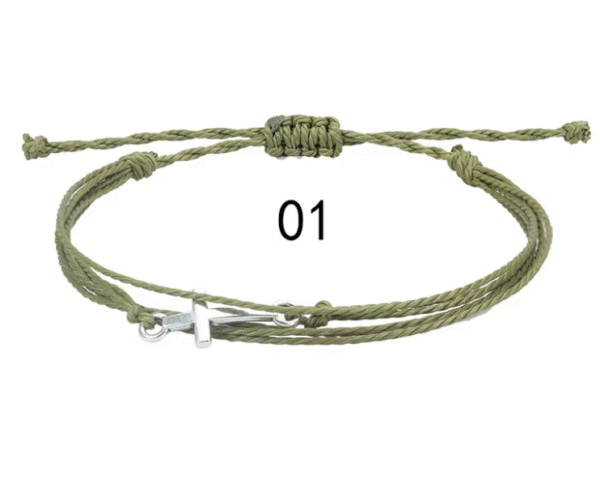 komi new wax braided bracelet waterproof wax for men and women cross friendship hand rope komi new wax braided bracelet waterproof wax for men and women cross friendship hand rope