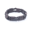 New Design Religious Christian Wooden Beads Elastic Bangle Cross Pendant Wrist Men's Bracelet