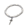 Komi Colorful Bohemian Style Polymer Soft Clay Christ Cross Pendant Elastic Rope Cross Border Bracelet