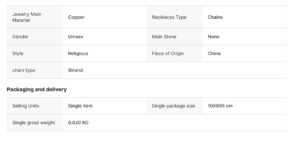 komi copper plated 18k square madonna cross pendant necklace