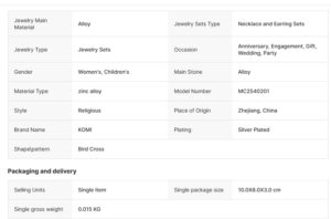 komi enamel bird cross necklace earrings sets for women silver cross pendant necklace bird cross drop dangle earrings for women