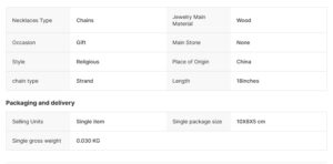 komi rosary necklace wooden cross hand braided rope jewelry car hanging hand accessories