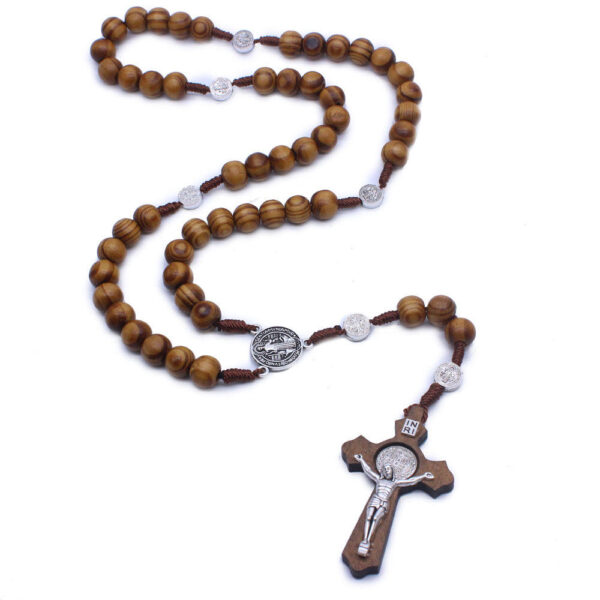 006ad986ddbf1be4427a6cf3a838211b_H87eabb713ed6441a864242aca50480e5k_avif=close&webp=close Catholic Rosary Round Wooden Bead Handmade Line Christian Vintage Cross Ornament Rosary Necklace