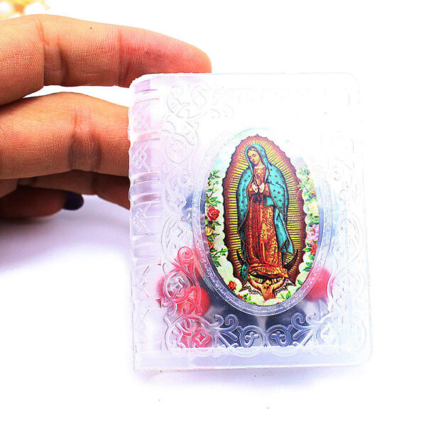 KOMI Hand Rosary Necklace St. Charble Chapter Maria Box Rosary Beads Jewelry