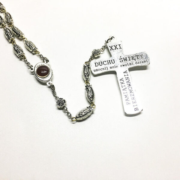 0a9923bf7570c3281e466347fbd1a7a1_Hc793f04c85f44161b4ec1acca7de8402Z_avif=close&webp=close KOMI Copper Buckle Antique Silver Alloy Our Lady of Guadalupe Rose Beaded Rosary Necklace Jesus Cross Pendant Necklaces for Men