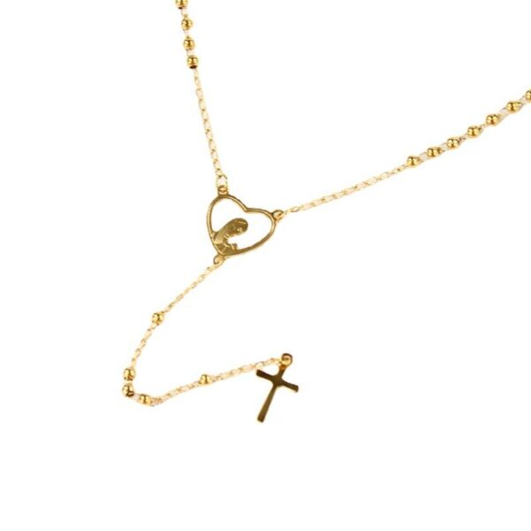 0ab44a59b87f7cf943ad60a0996470e4_H0a414b78aed24a489b67762c66242391F_avif=close&webp=close Komi Stainless Steel Vintage Priest Church Pendant for Men and Women Niche Trend Cross Rosary Madonna Necklace