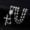 Hot Sell Rosary Necklaces Jesus Virgin Mary Catholic Religious Rosary Necklace for Pary