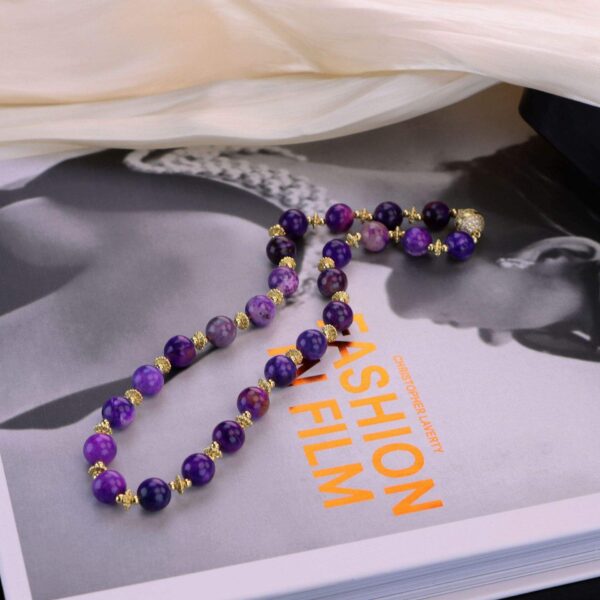 0d2df9092d6e78fc482ad2424f7936b4_Hde8659f5d9314ae694ad38b13e7f150ev_avif=close&webp=close KOMI 10mm Natural Purple Cloud Mother Necklace Bracelet Jewelry Combination
