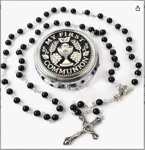 1353a837e9acba7d6be1d631ce2efcd6_H1f05e86c48f44584b38e7da05681f9ff6_avif=close&webp=close KOMI Hot Selling Polymer Clay Rosary Cross Pendant Necklace Religious Jewelry