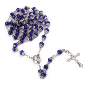 2024 Wholesale Crystal Jerusalem Beads Rosary With Maria Christian Rosaries Religious Supplies Gift Necklace