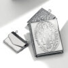 KOMI Stainless Steel Rectangular Phase Box Pendant Retro Envelope Pendant Diy Creative Necklace Accessories Phase Box