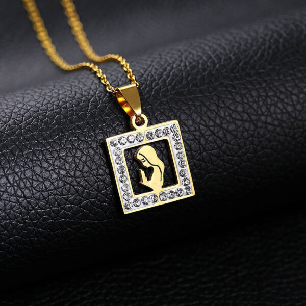 241bc78eed1c30132a90f1f6f1074f70_H0abec8eb53b24382a3cef8f7a53df241l_avif=close&webp=close 2024 New Fashion Ladies Stainless Steel Virgin Mary Pendant Necklace Women Jewelry Wholesale