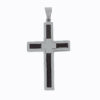 2024 Komi High Quality Stainless Steel Cross Necklace Pendant Gift Steel Chain Necklace Jewelry for Men