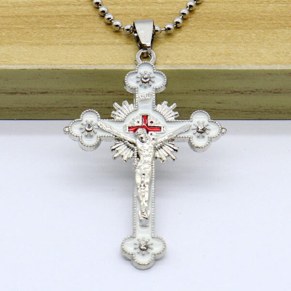 2024 Komi New Religious Corss Hot Selling Gold Plated Necklace Jewelry