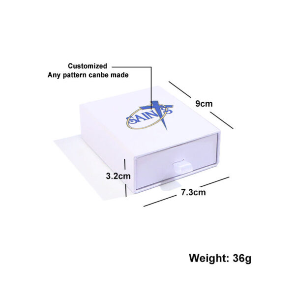 2024 Komi Wholesales Christian Purple Crystal Beads Rosary Crucifix Pendant Prayer Necklace with Custom Logo Box