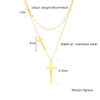 364fc3fa52210f512ad9f55e69c6de41_Hb233765fef904d0b8e3832aecaf7df5fr_avif=close&webp=close KOMI 18K Gold Plated Stainless Steel Layered Cross Pendants Necklace Choker Necklaces for Women Birthday Gifts