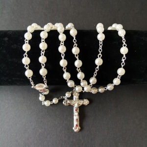 2024 Hot Sell Rosary Plastic Beads Necklaces High Quality Religious Rosary Necklace for Pary