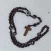 3db08013d5ed6e8361dd1620b9d9ac38_Ha53a8f1c43c14d0ca1f5cd7e36683907E_avif=close&webp=close Wooden Beads Rosary Necklace St Benedict Medal Jesus Cross Pendant Necklace Customizable Catholic Religious Jewelry