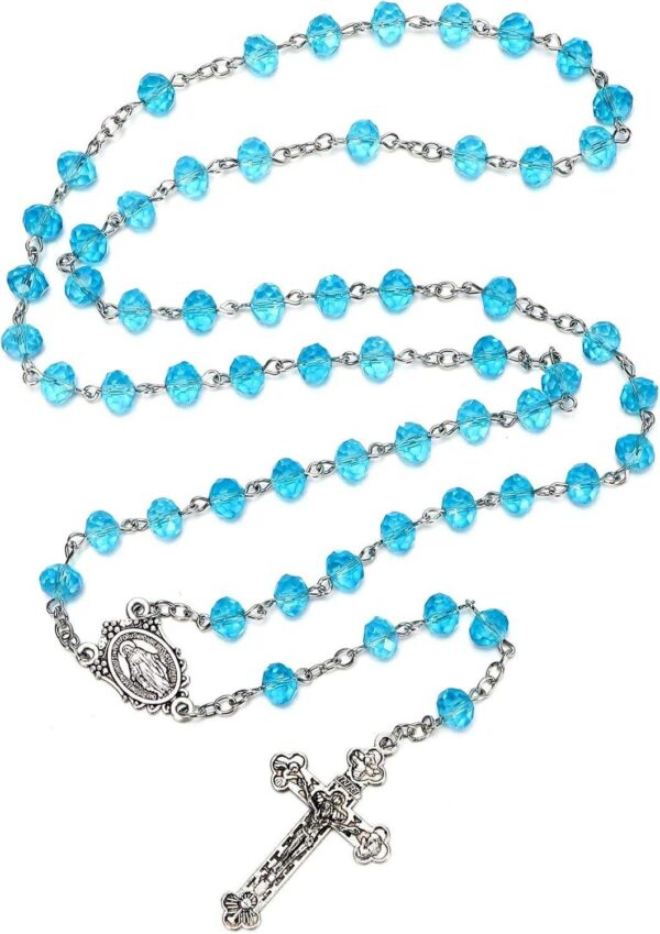 3fe0e4515fe824fb1eee203f4b3c98bd_Hc858c251cb4745e185a31d9c7ef3b0d3h_avif=close&webp=close KOMI New Crystal Bead Necklace Magic Medal Cross Jesus Religious Necklace